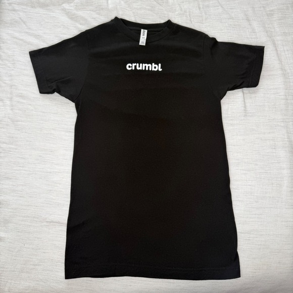 Tultex Tops - Tultex Unisex XS Black Crumbl Cookies Desserts Graphic T-Shirt Short Sleeve
